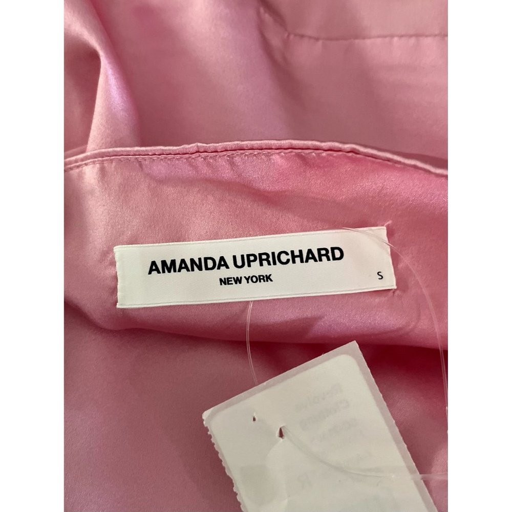 Amanda Uprichard X REVOLVE Chiara Dress Flamingo Women's Size Small - Picture 9 of 9